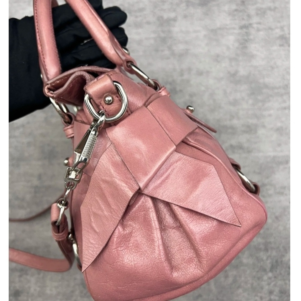 Miu Miu Pink Leather Satchel - Picture 4 of 9